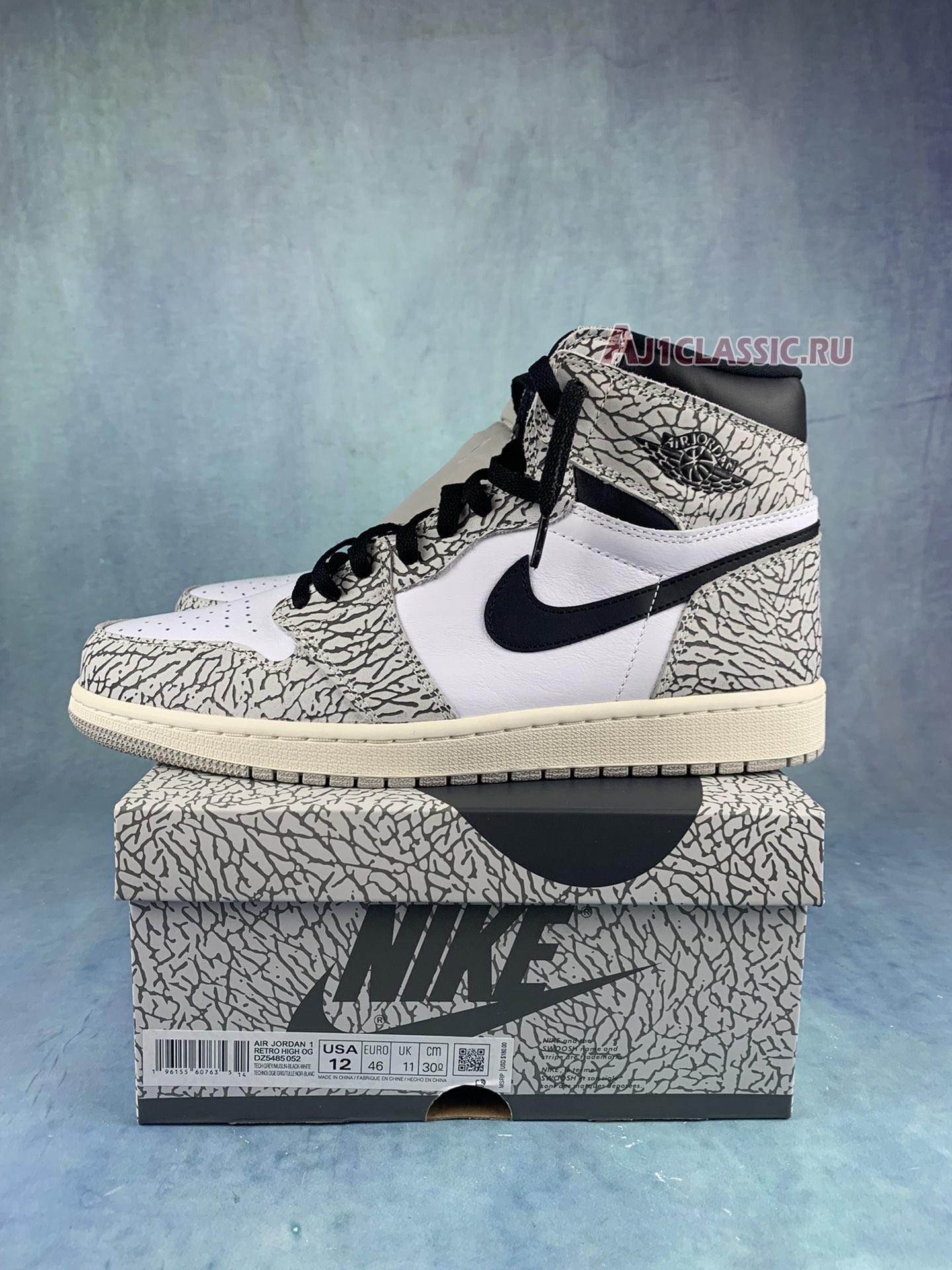 Air Jordan 1 Retro High OG White Cement DZ5485-052 Tech Grey/Muslin/Black/White Sneakers Air Jordan 1 Retro High OG White Cement DZ5485-052 Tech Grey/Muslin/Black/White Sneakers