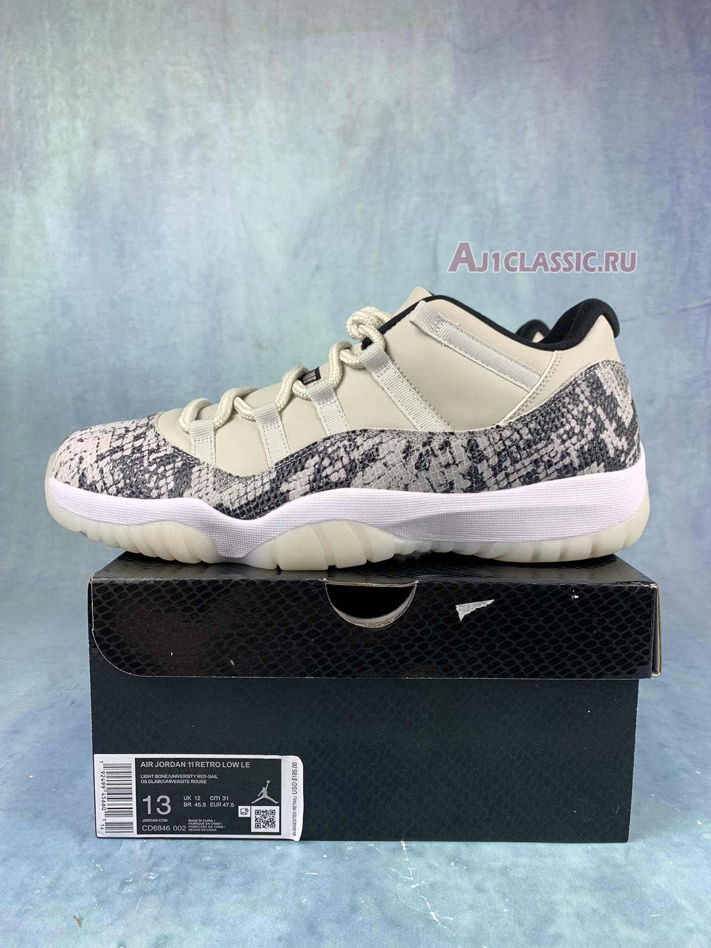 Air Jordan 11 Retro Low Light Bone Snakeskin CD6846-002-2 Light Bone/University Red-Sail-Black Sneakers Air Jordan 11 Retro Low Light Bone Snakeskin CD6846-002-2 Light Bone/University Red-Sail-Black Sneakers