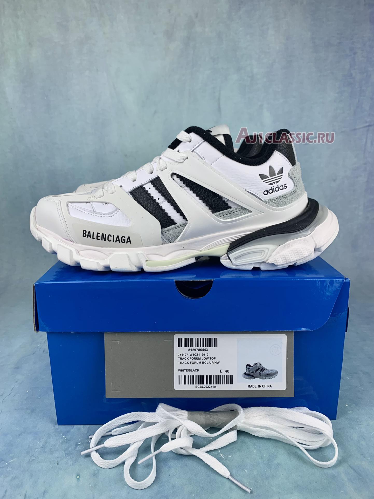 Balenciaga Adidas Track Forum Low Top Sneakers White Black 741107 W3CZ1 9010 White/Black Sneakers Balenciaga Adidas Track Forum Low Top Sneakers White Black 741107 W3CZ1 9010 White/Black Sneakers