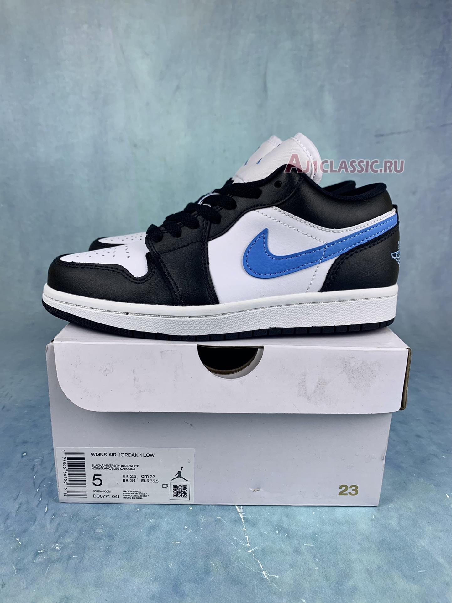 Air Jordan 1 Low Black University Blue DC0774-041-2 Black/White/University Blue Sneakers Air Jordan 1 Low Black University Blue DC0774-041-2 Black/White/University Blue Sneakers
