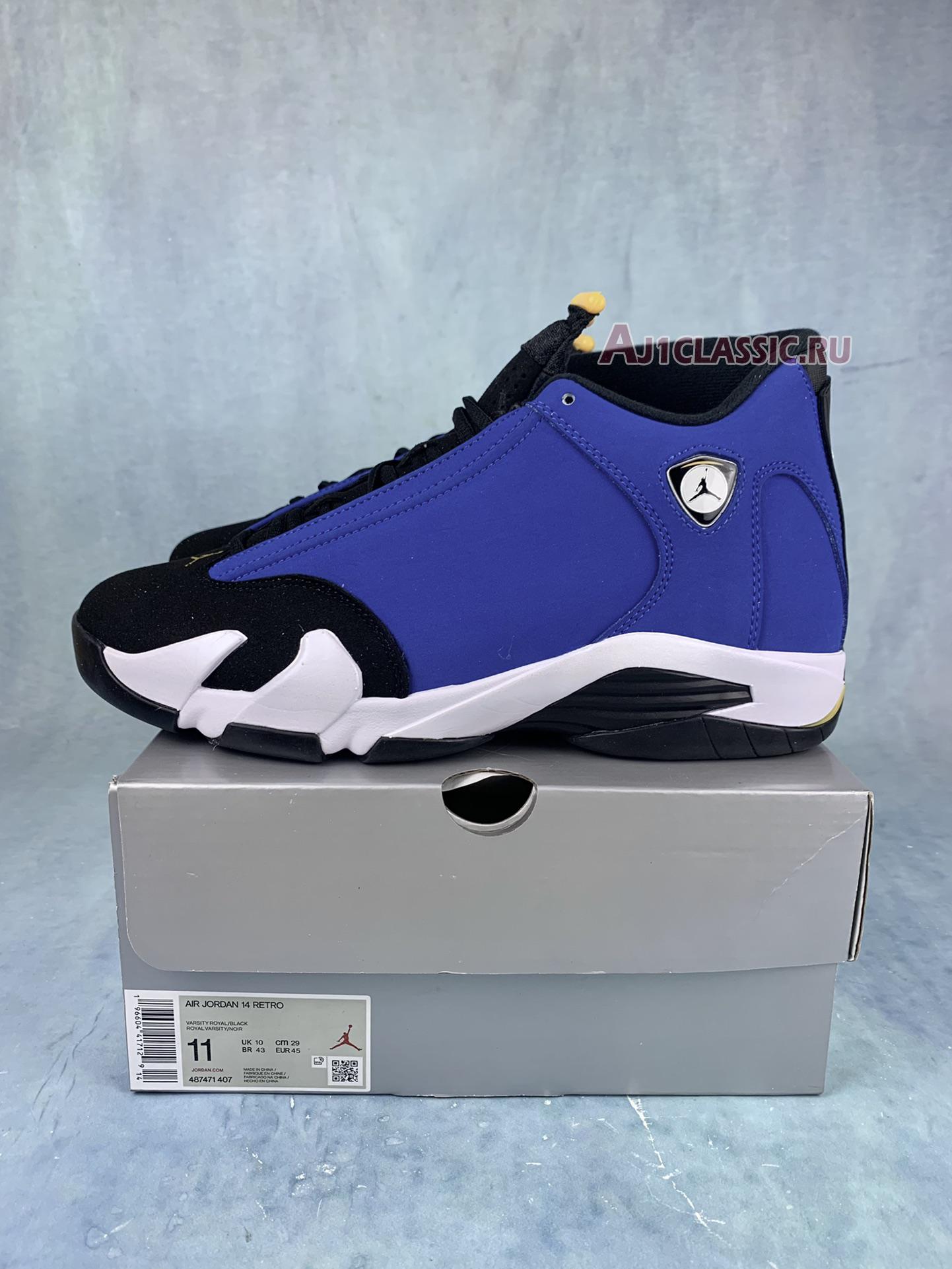 Air Jordan 14 Retro Laney 487471-407 Varsity Royal/Black/Varsity Maize/White Sneakers Air Jordan 14 Retro Laney 487471-407 Varsity Royal/Black/Varsity Maize/White Sneakers