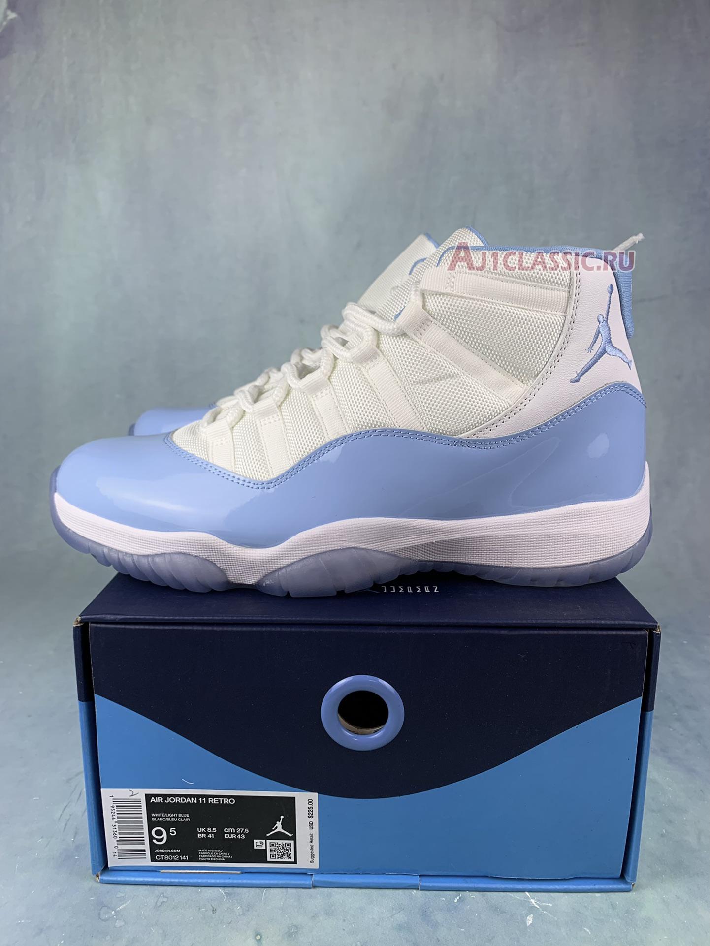 Air Jordan 11 Retro UNC CT8012-141 White/University Blue Sneakers Air Jordan 11 Retro UNC CT8012-141 White/University Blue Sneakers