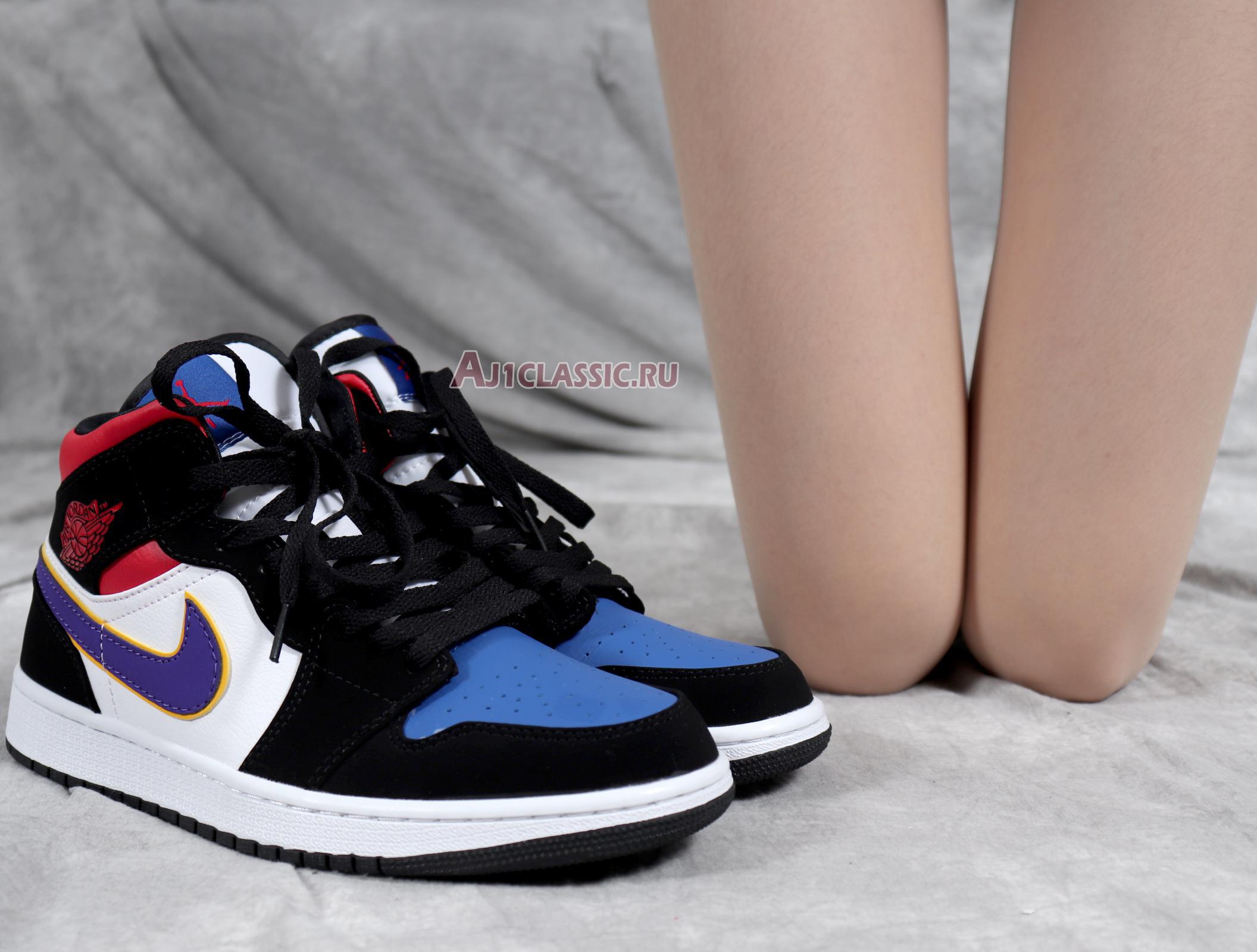 Air Jordan 1 Mid SE Rivals 852542-005 Field Purple/White-Gym Red Sneakers Air Jordan 1 Mid SE Rivals 852542-005 Field Purple/White-Gym Red Sneakers