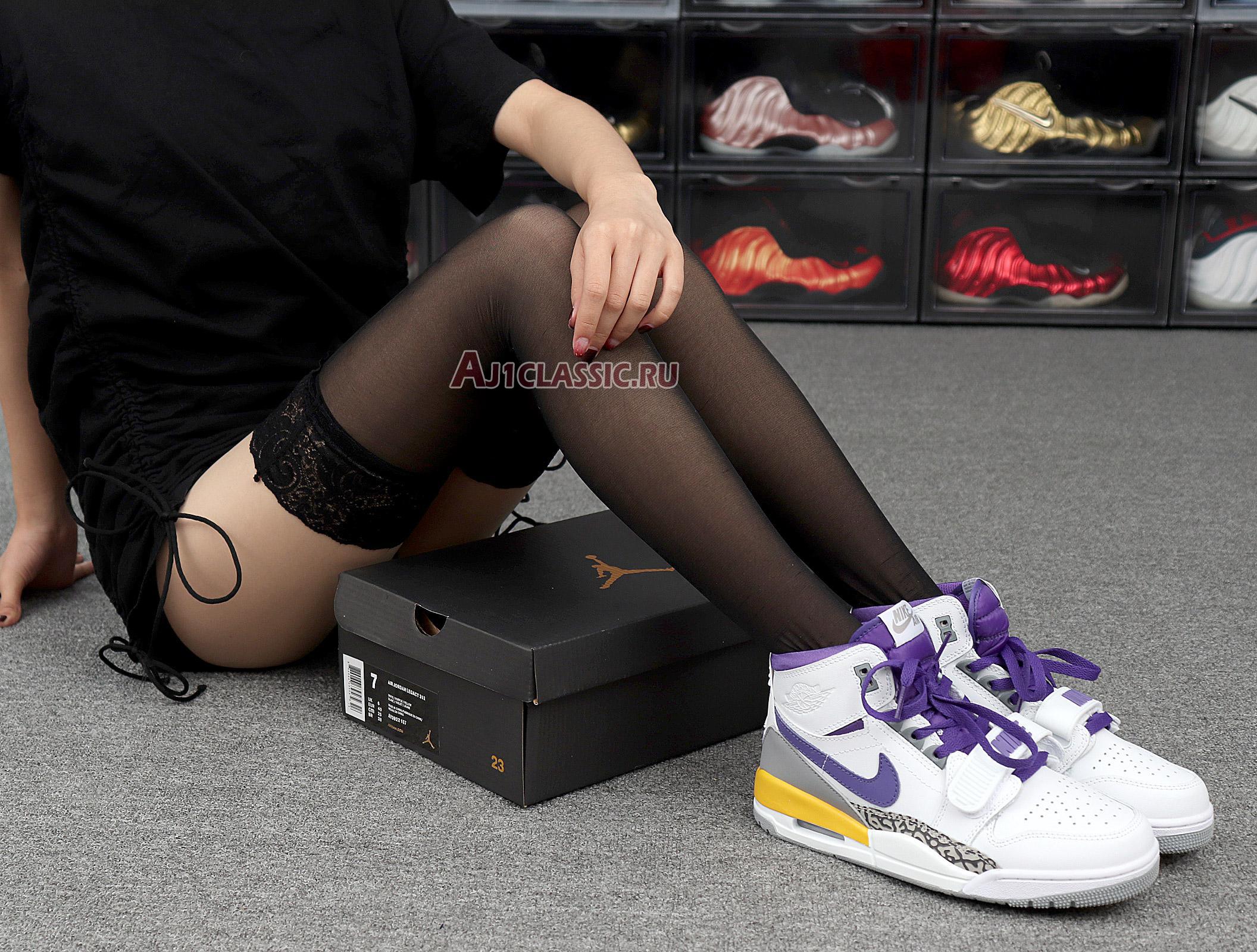 Air Jordan Legacy 312 Lakers AV3922-157 White/Field Purple-Amarillo Sneakers Air Jordan Legacy 312 Lakers AV3922-157 White/Field Purple-Amarillo Sneakers