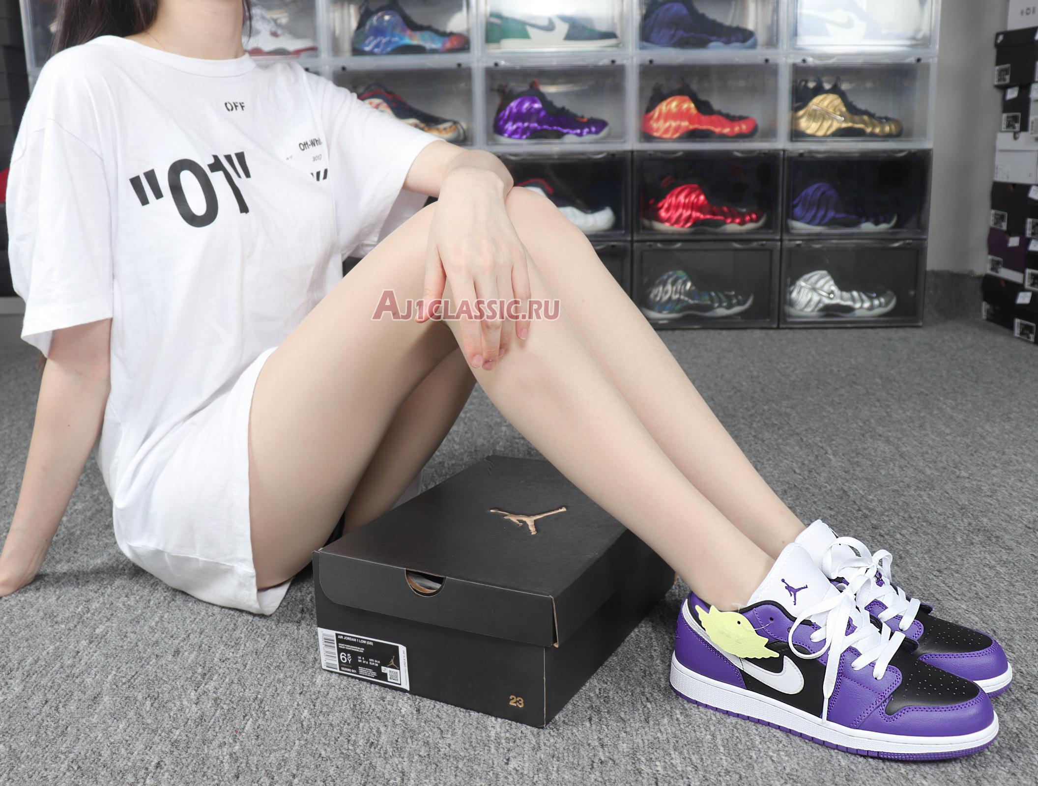 Air Jordan 1 Low Black Court Purple 553558-501 Court Purple/White/Black Sneakers Air Jordan 1 Low Black Court Purple 553558-501 Court Purple/White/Black Sneakers