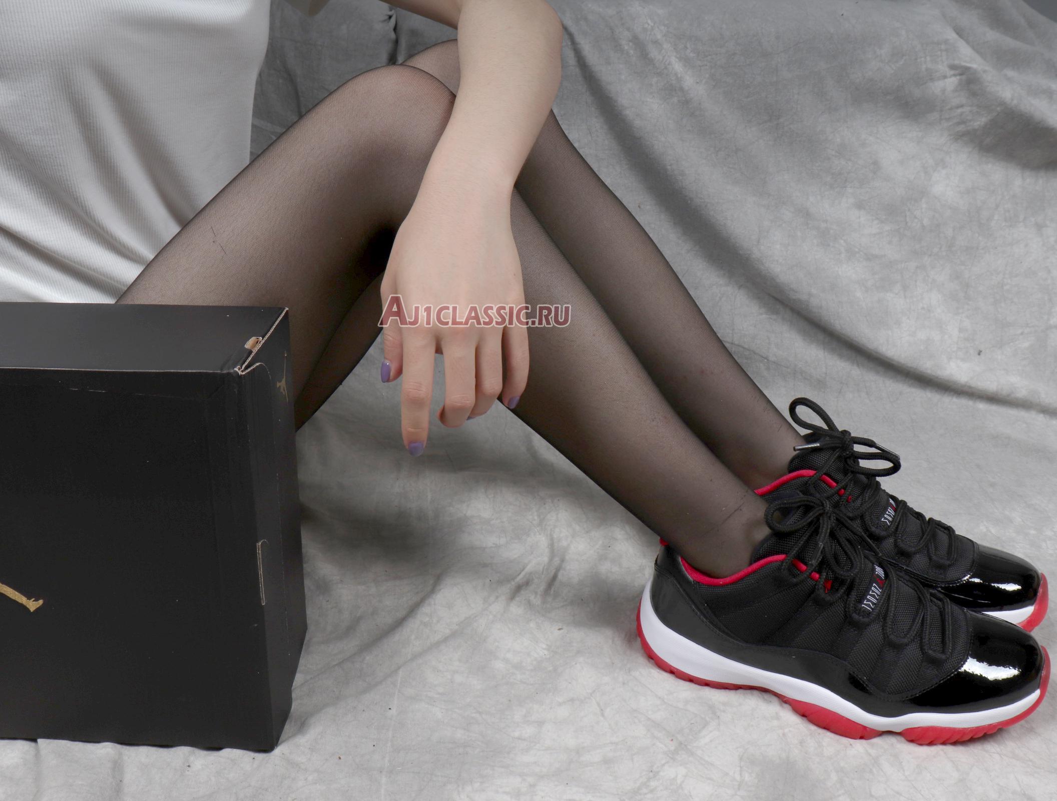 Air Jordan 11 Retro Low Bred 528895-012 Black/True Red White Sneakers Air Jordan 11 Retro Low Bred 528895-012 Black/True Red White Sneakers