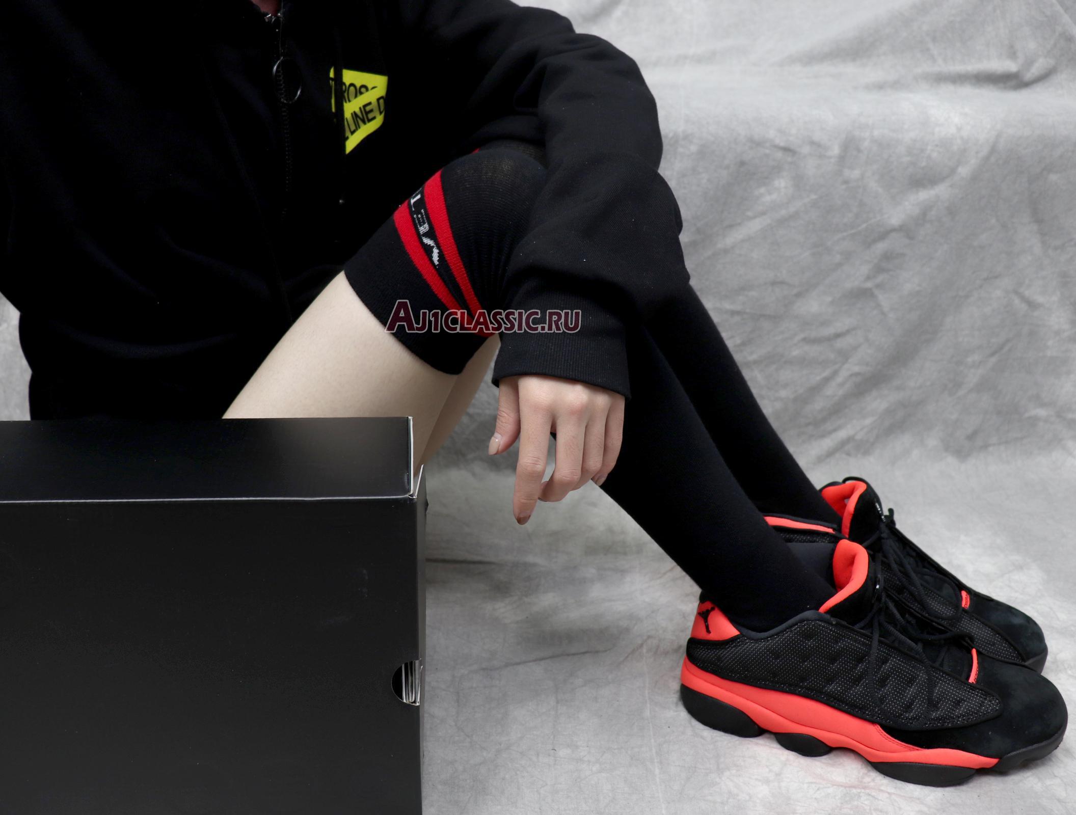 CLOT x Air Jordan 13 Retro Low Infra-Bred AT3102-006 Black/Infrared 23 Sneakers CLOT x Air Jordan 13 Retro Low Infra-Bred AT3102-006 Black/Infrared 23 Sneakers