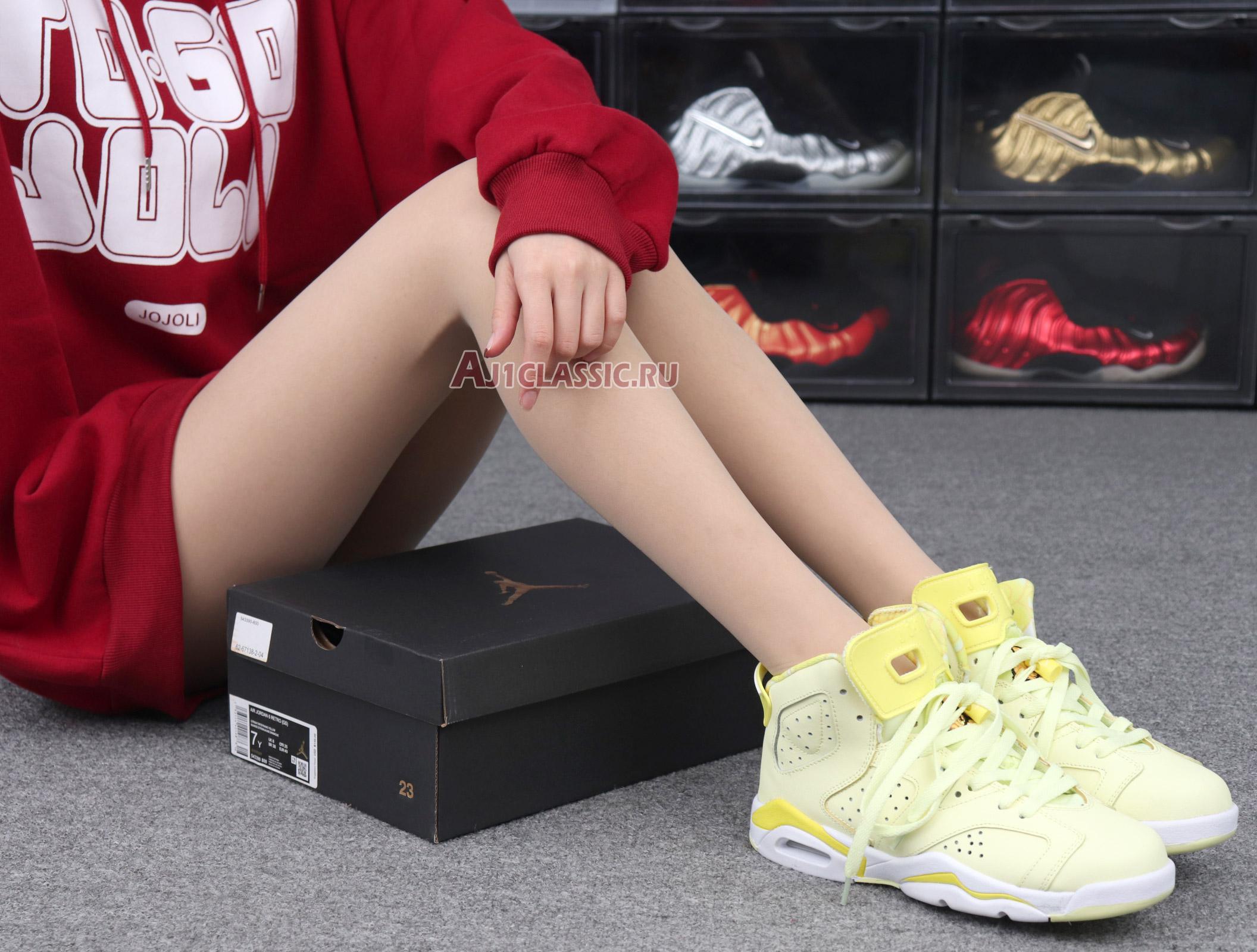 Air Jordan 6 Retro GG Citron Tint 543390-800 Crimson Tint/Dynamic Yellow-Black-White Sneakers Air Jordan 6 Retro GG Citron Tint 543390-800 Crimson Tint/Dynamic Yellow-Black-White Sneakers