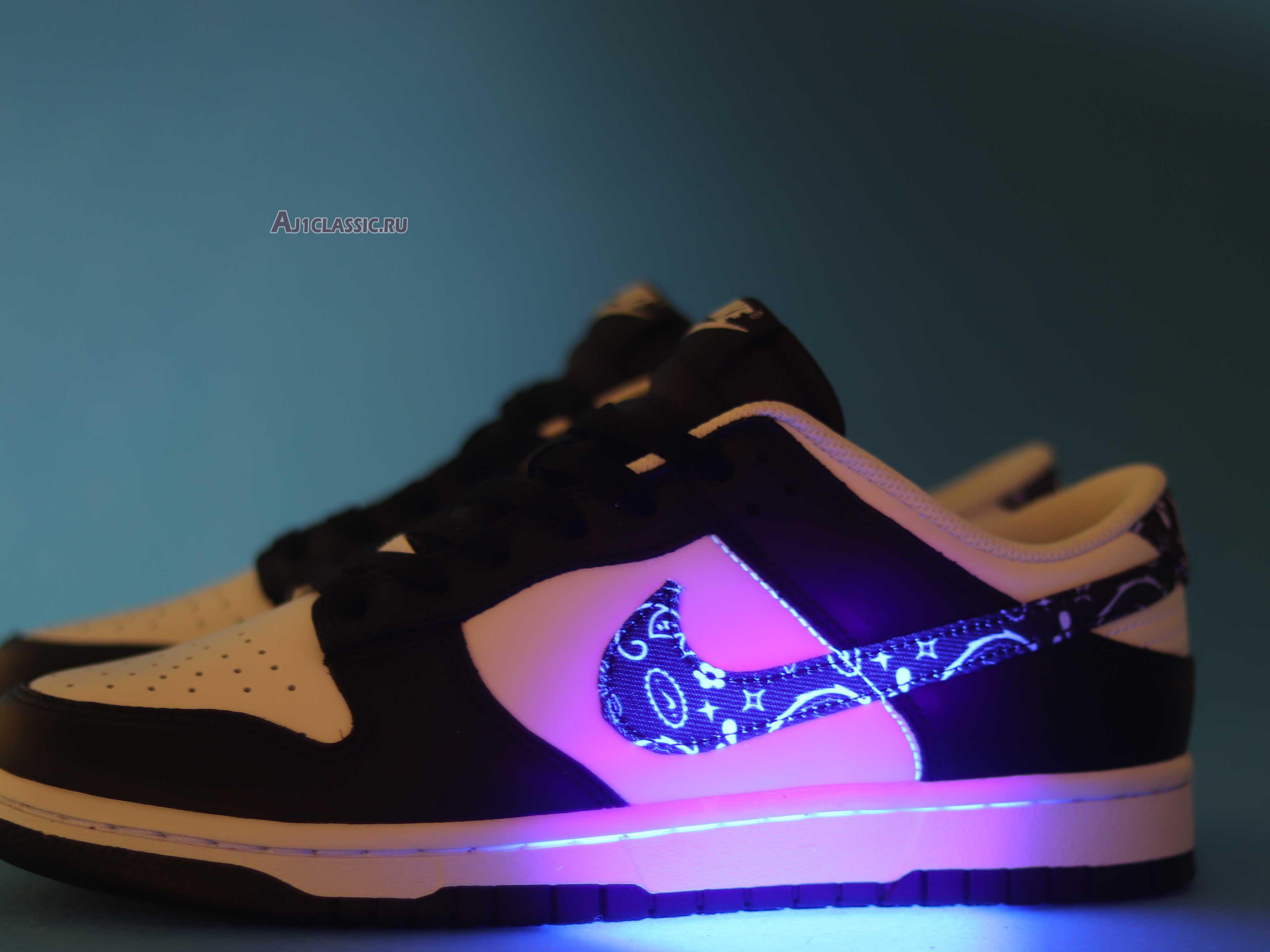 Nike Dunk Low Black Paisley DH4401-100 Black/White Sneakers Nike Dunk Low Black Paisley DH4401-100 Black/White Sneakers