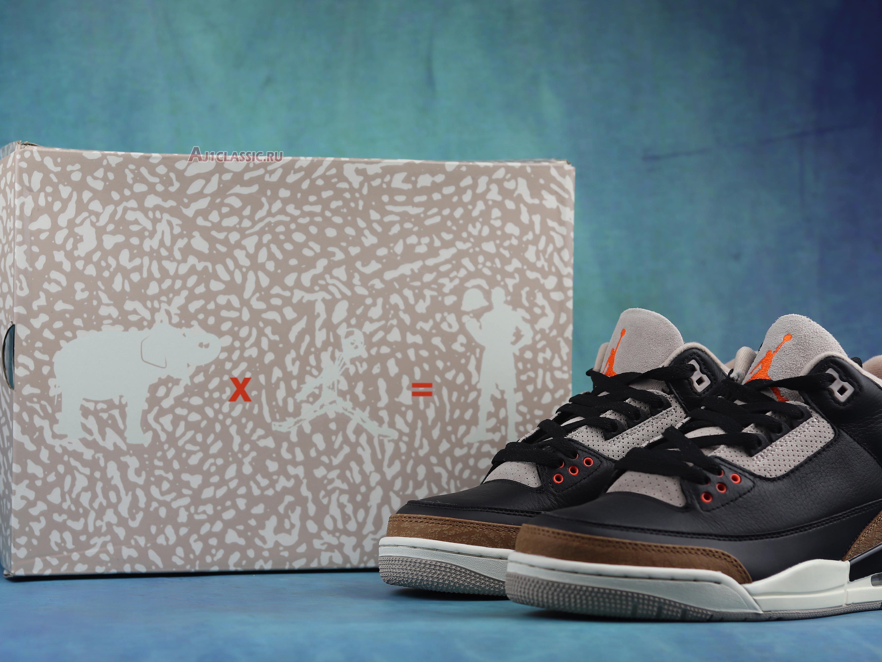 Air Jordan 3 Retro Desert Elephant CT8532-008 Black/Rush Orange-Fossil Stone-Sail Sneakers Air Jordan 3 Retro Desert Elephant CT8532-008 Black/Rush Orange-Fossil Stone-Sail Sneakers