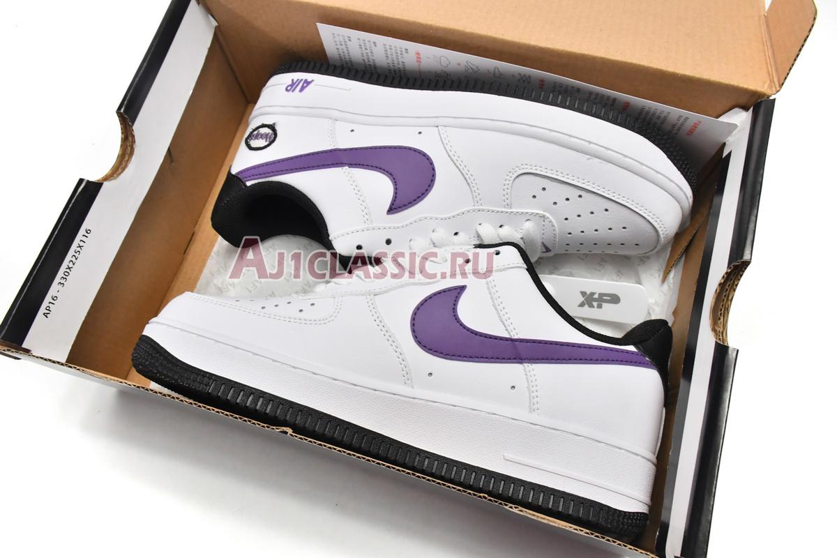 Nike Air Force 1 07 LV8 Hoops - White Canyon Purple DH7440-100 White/Canyon Purple-Black-White Sneakers Nike Air Force 1 07 LV8 Hoops - White Canyon Purple DH7440-100 White/Canyon Purple-Black-White Sneakers