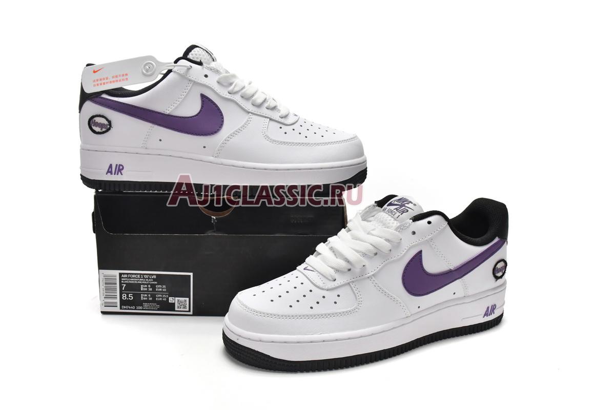 Nike Air Force 1 07 LV8 Hoops - White Canyon Purple DH7440-100 White/Canyon Purple-Black-White Sneakers Nike Air Force 1 07 LV8 Hoops - White Canyon Purple DH7440-100 White/Canyon Purple-Black-White Sneakers