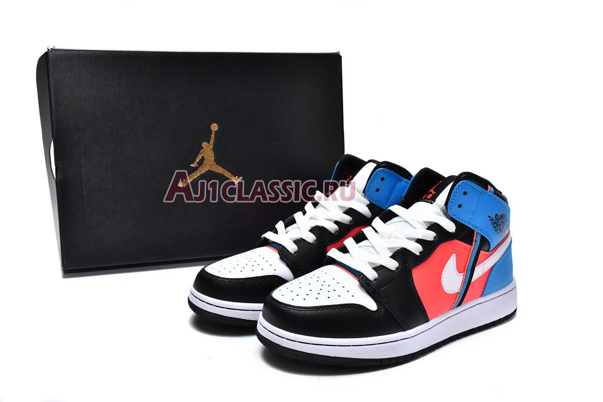 Air Jordan 1 Mid SE Diamond CV4891-001 Black/White/Blue Orbit Sneakers Air Jordan 1 Mid SE Diamond CV4891-001 Black/White/Blue Orbit Sneakers
