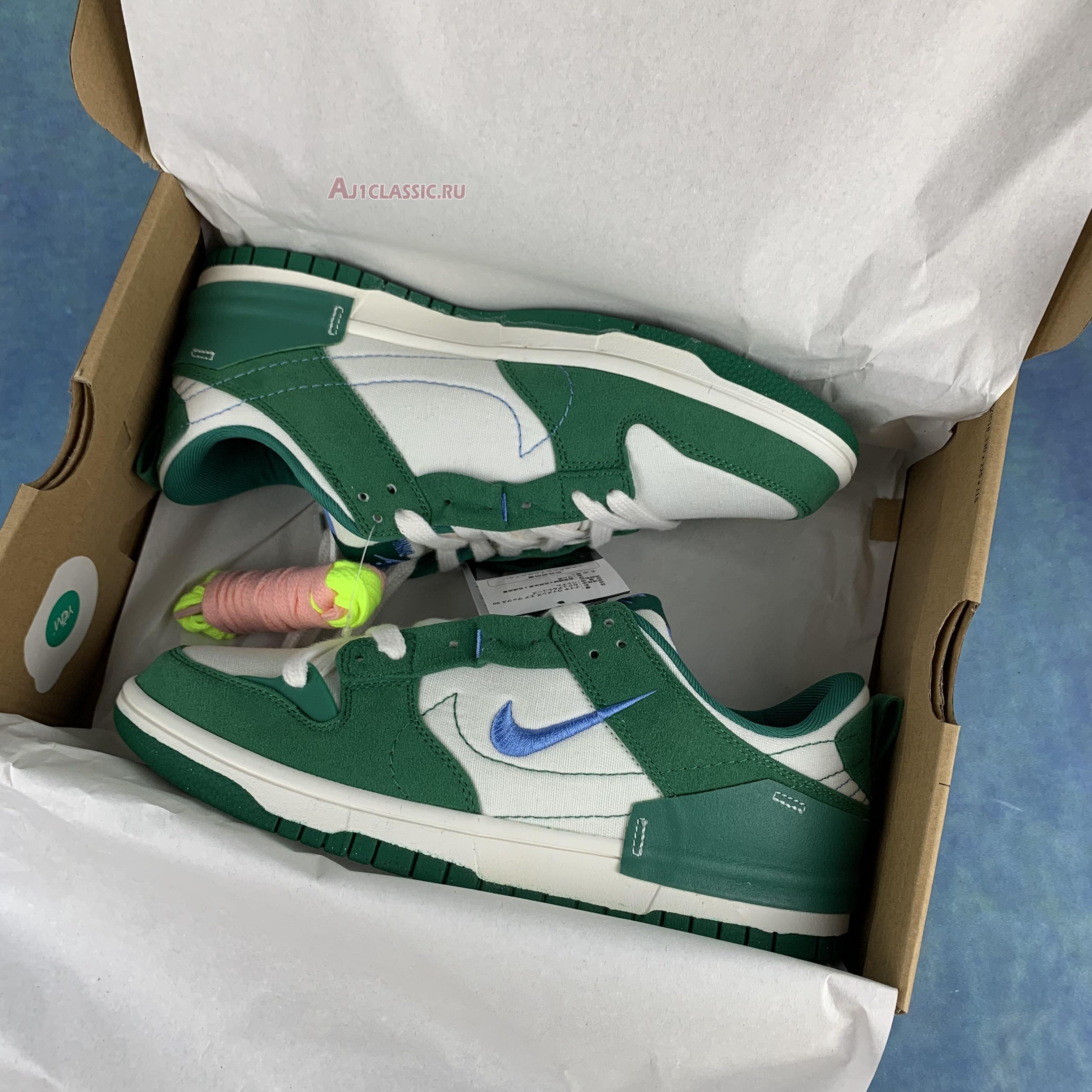 Nike Dunk Low Disrupt 2 Malachite DH4402-001 Phantom/Malachite/Green Noise/University Blue Sneakers Nike Dunk Low Disrupt 2 Malachite DH4402-001 Phantom/Malachite/Green Noise/University Blue Sneakers