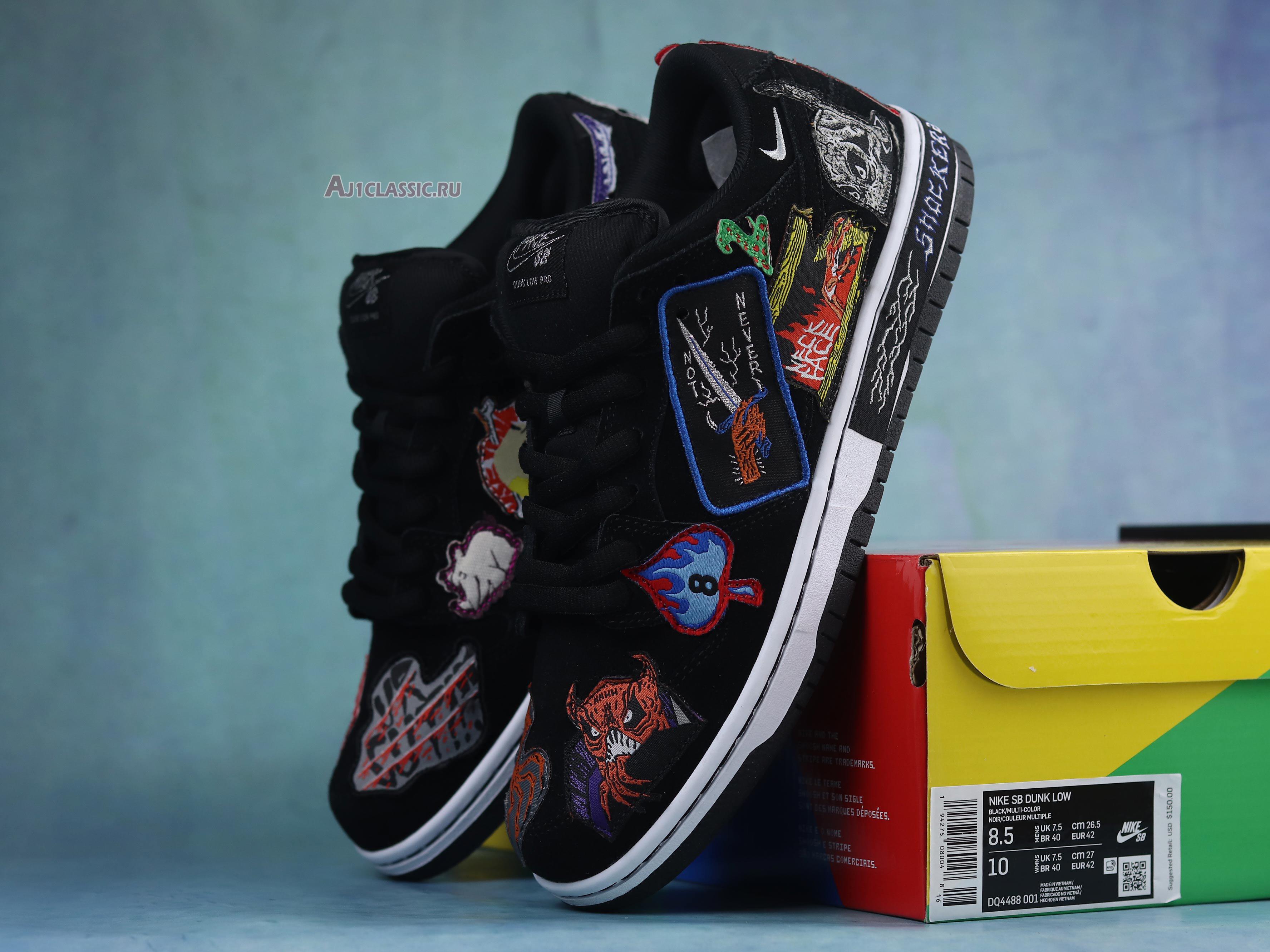 Neckface x Nike Dunk Low Pro SB Black DQ4488-001 Black/Multi-Color Sneakers Neckface x Nike Dunk Low Pro SB Black DQ4488-001 Black/Multi-Color Sneakers