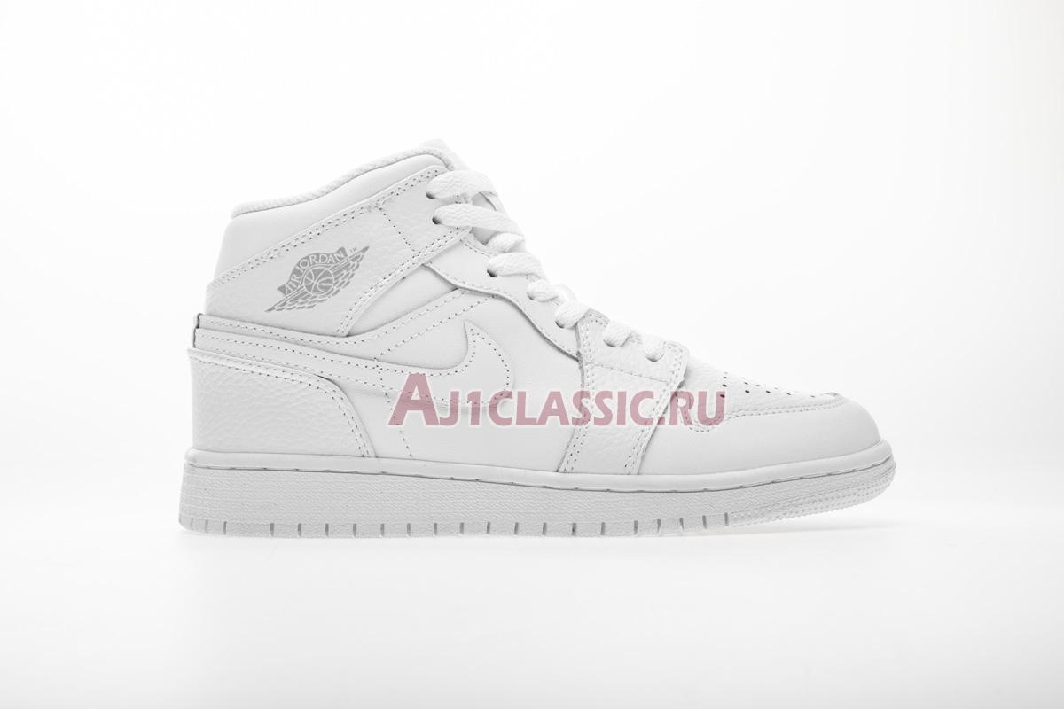 Air Jordan 1 Retro Mid Pure Platinum 554725-109 White/Pure Platinum-White Sneakers Air Jordan 1 Retro Mid Pure Platinum 554725-109 White/Pure Platinum-White Sneakers