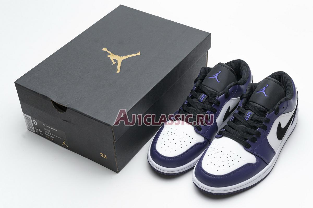 Air Jordan 1 Low Court Purple 553558-500 White/Court Purple/Black Sneakers Air Jordan 1 Low Court Purple 553558-500 White/Court Purple/Black Sneakers