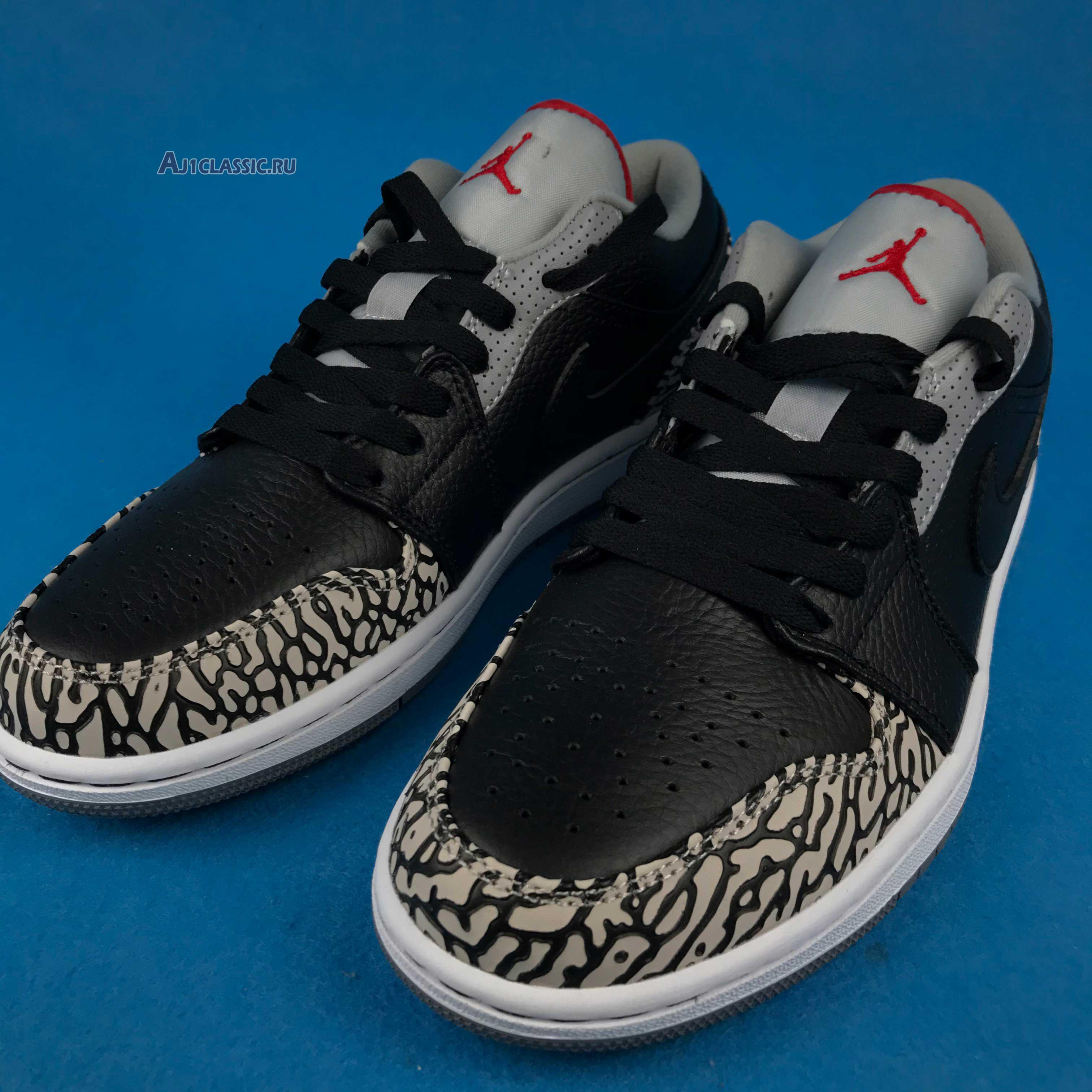 Air Jordan 1 Phat Low Black Cement 350571-061 Black/Varsity Red-White-Cement Grey Sneakers Air Jordan 1 Phat Low Black Cement 350571-061 Black/Varsity Red-White-Cement Grey Sneakers