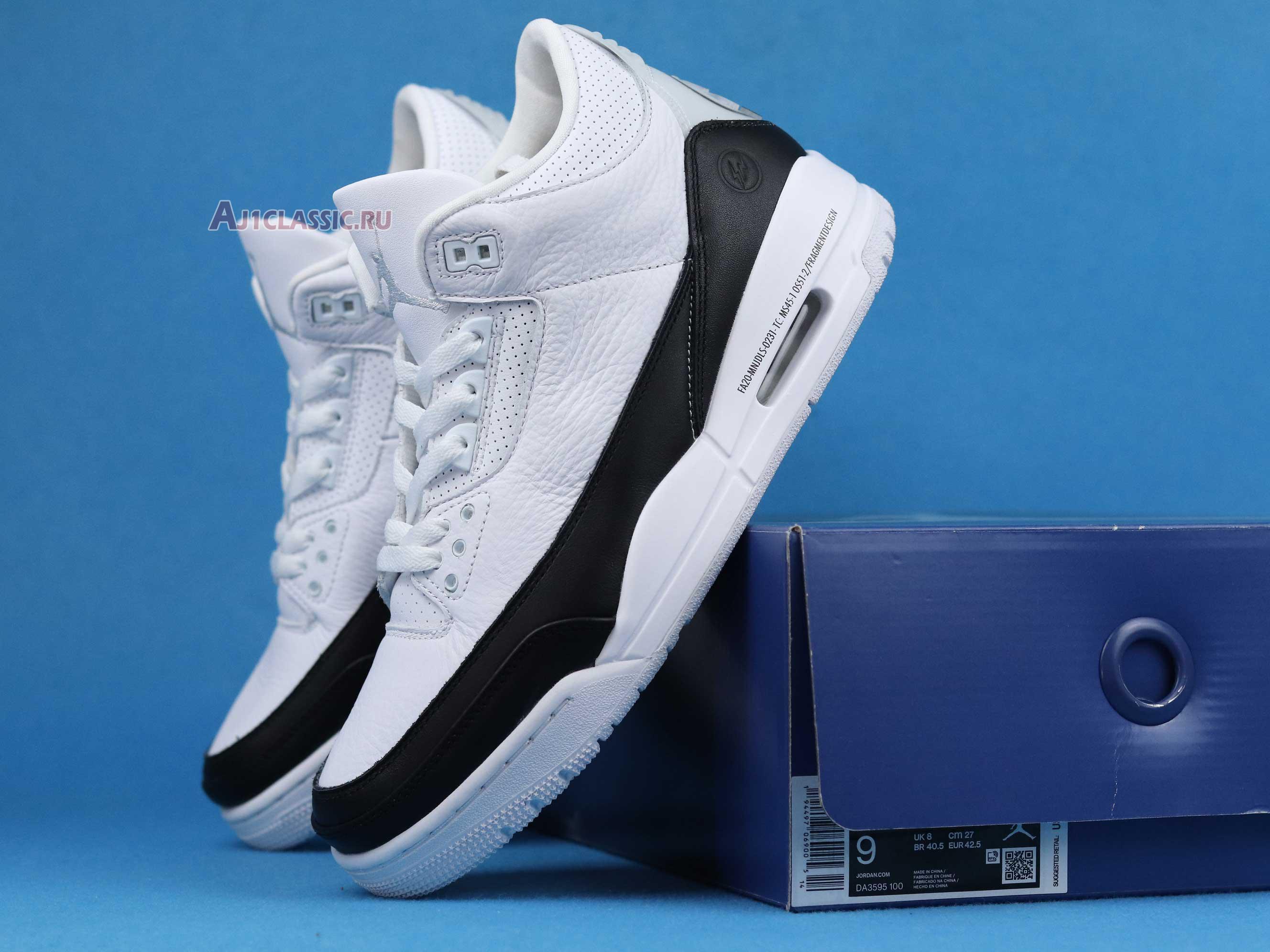 Fragment Design x Air Jordan 3 Retro SP White DA3595-100 White/Black/White Sneakers Fragment Design x Air Jordan 3 Retro SP White DA3595-100 White/Black/White Sneakers