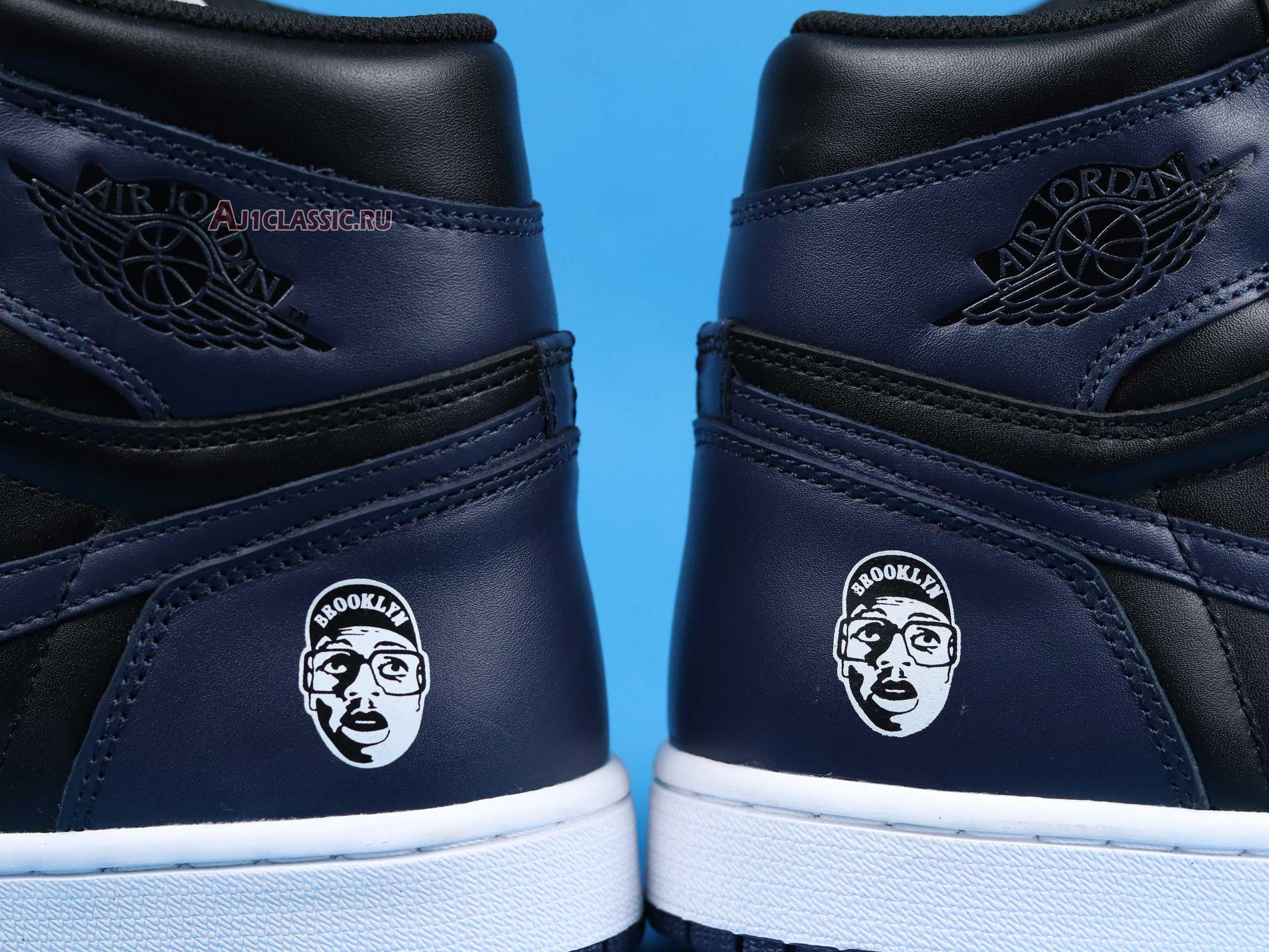Spike Lee x Air Jordan 1 Retro High OG Fort Greene 705588-550 Midnight Navy/Black-White Sneakers Spike Lee x Air Jordan 1 Retro High OG Fort Greene 705588-550 Midnight Navy/Black-White Sneakers