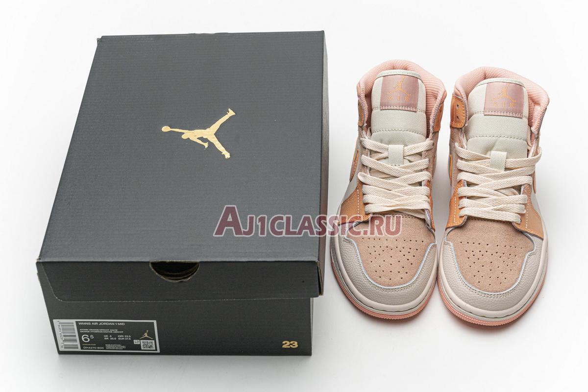 Air Jordan 1 Mid Atomic Orange DH4270-800 Atomic Orange/Apricot Agate-Terra Blush Sneakers Air Jordan 1 Mid Atomic Orange DH4270-800 Atomic Orange/Apricot Agate-Terra Blush Sneakers