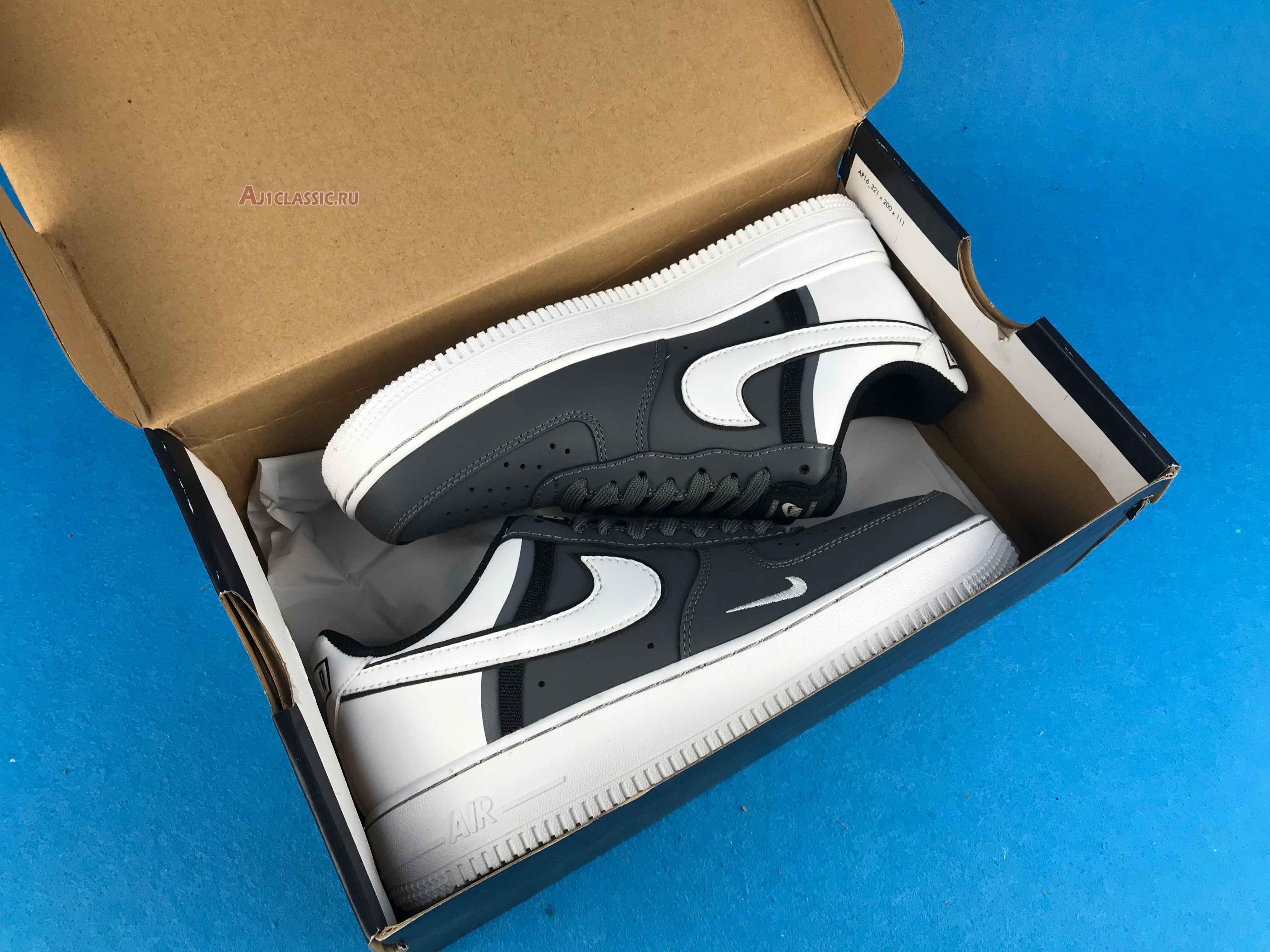 Nike Air Force 1 07 LV8 Grey CI0061-002 Grey/White/Black Sneakers Nike Air Force 1 07 LV8 Grey CI0061-002 Grey/White/Black Sneakers