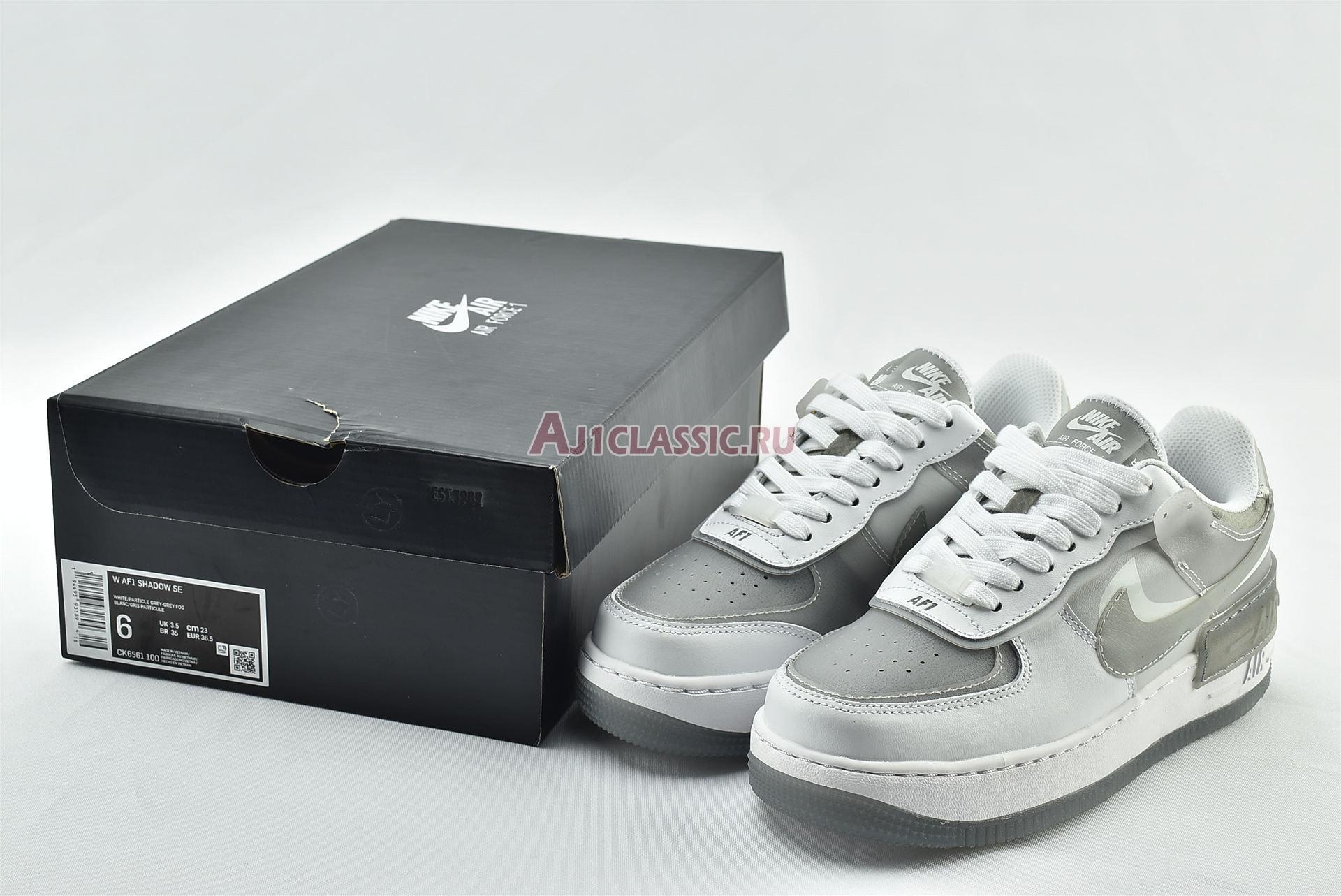 Nike Wmns Air Force 1 Shadow SE Particle Grey CK6561-100 White/Particle Grey-Grey Fog-Photon Dust Sneakers Nike Wmns Air Force 1 Shadow SE Particle Grey CK6561-100 White/Particle Grey-Grey Fog-Photon Dust Sneakers