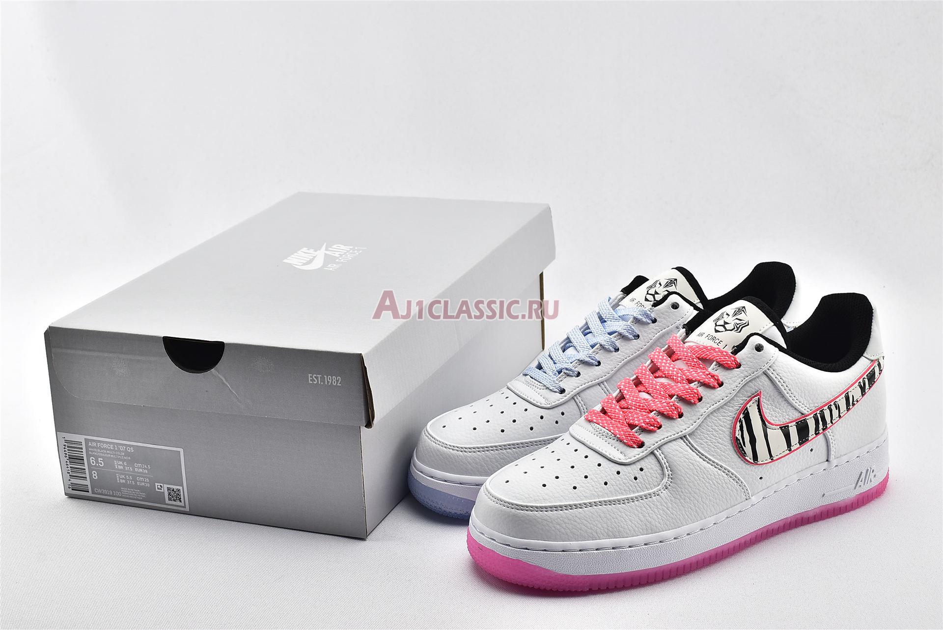 Nike Air Force 1 Low South Korea CW3919-100 White/Black/Multi-Color Sneakers Nike Air Force 1 Low South Korea CW3919-100 White/Black/Multi-Color Sneakers