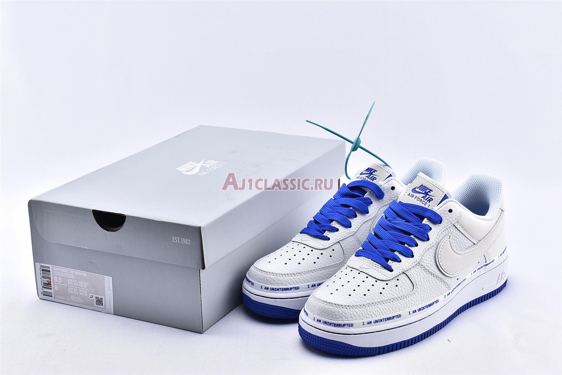 Uninterrupted x Air Force 1 Low QS More Than CQ0494-100 White/Racer Blue Sneakers Uninterrupted x Air Force 1 Low QS More Than CQ0494-100 White/Racer Blue Sneakers