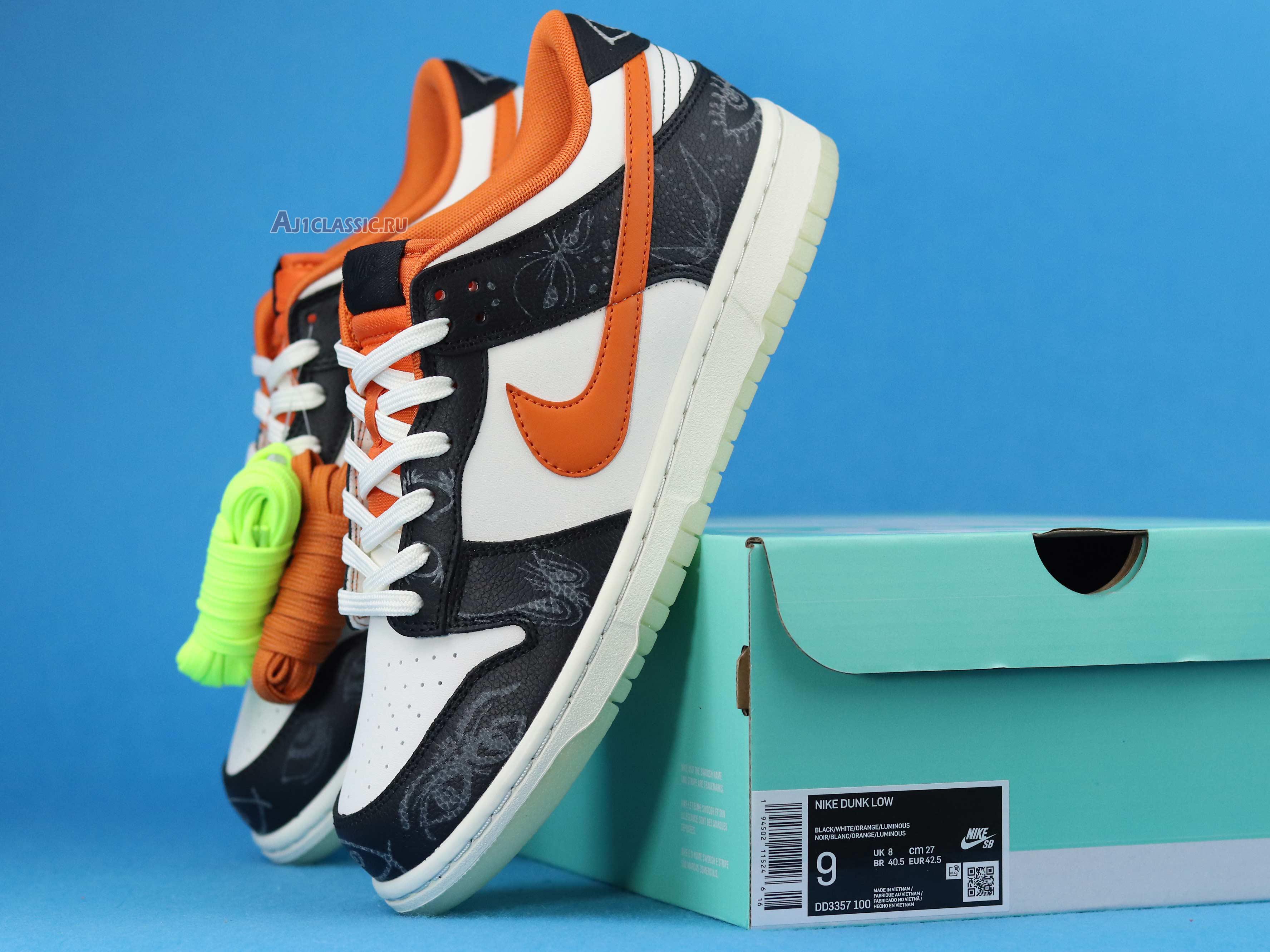 Nike Dunk Low Premium Halloween DD3357-100 Sail/Black/Starfish Sneakers Nike Dunk Low Premium Halloween DD3357-100 Sail/Black/Starfish Sneakers
